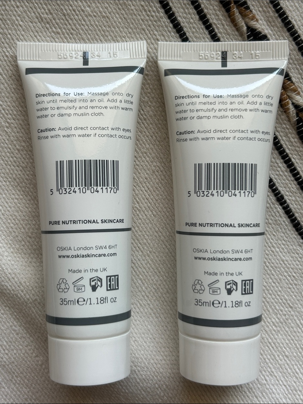 NWT OSKIA Renaissance Cleansing Gel 35ml Set of 2 – Luxury Skincare - Picture 6 of 6